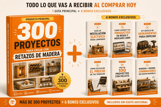 +300 IDEAS DE PROYECTOS DE CARPINTERIA